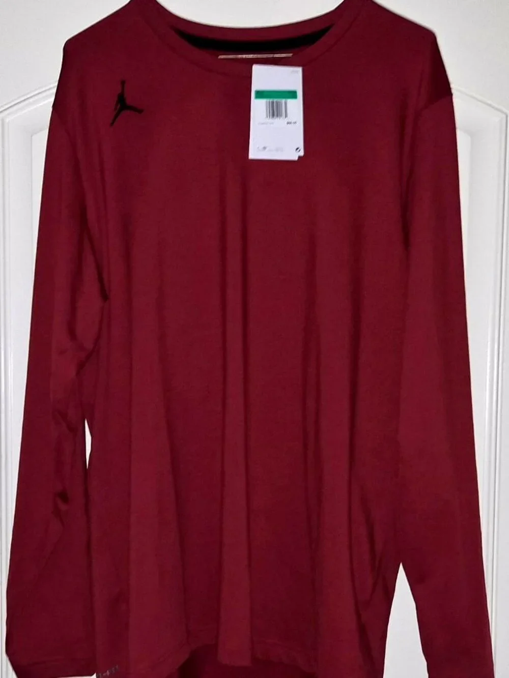 NEW WITH TAGS JORDAN Dri-FIT MEN'S XL TEAM TRAINING SHIRT CRIMSON RED DQ7901-613